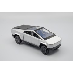 1:35 Модель Tesla Cybertruck, серебристый, 160х60 мм,