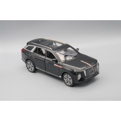 1:24 Модель FAW Hongqi E-HS9, чёрный, 22 см