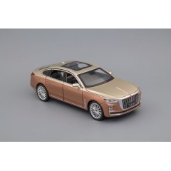 1:24 Модель FAW Hongqi H9, золотисто-коричневый, 215х80 мм
