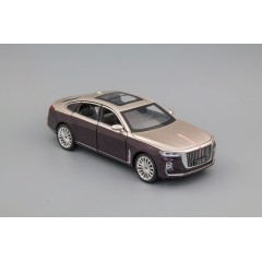 1:24 Модель FAW Hongqi H9, золотисто-фиолетовый, 215х80 мм
