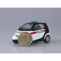 1:43 Полицейские машины мира №45 - Smart City Coupe, Полиция Австрии