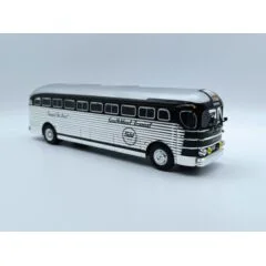1:43 Масштабная модель Автобус GM PD-4151 Silversides Coach Southwest Transit (1948), chrome black