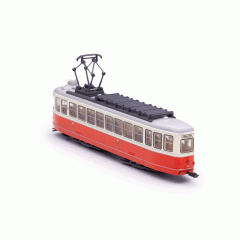 1:87 Масштабная модель Трамвай 1957 Simmering-Graz-Pauker красный с белым