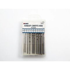 Набор сверл HSS (10 штук)