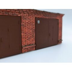 1:43 Кооперативные гаражи (барельеф на 3 бокса)