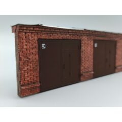 1:43 Кооперативные гаражи (барельеф на 3 бокса)