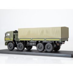 1:43 Масштабная модель КАМАЗ-6560 бортовой (с тентом)