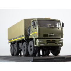 1:43 Масштабная модель КАМАЗ-6560 бортовой (с тентом)
