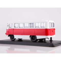 1:43 Масштабная модель Автобус КАГ-3 (бело-красный)