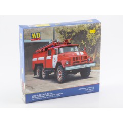 1:72 Сборная модель АЦ-40(131)-137А пожарная автоцистерна