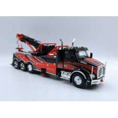 1:43 Масштабная модель эвакуатор KENWORTH T880 2018 Red/Black