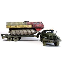 1:43 Сборная модель Шнекороторный снегоболотоход ЗИЛ-4904