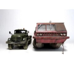 1:43 Сборная модель Шнекороторный снегоболотоход ЗИЛ-4904