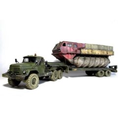 1:43 Сборная модель Шнекороторный снегоболотоход ЗИЛ-4904