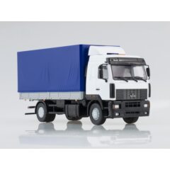 1:43 Масштабная модель МАЗ-5340 бортовой с тентом