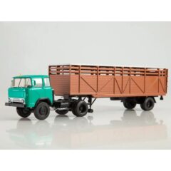 1:43 Масштабная модель КАЗ-608 с полуприцепом ОДАЗ-857Б