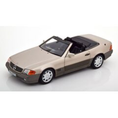 1:18 Масштабная модель MERCEDES-BENZ 500SL Cabriolet (R129) с тентом 1989 Smoke Silver Metallic