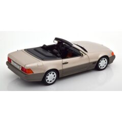 1:18 Масштабная модель MERCEDES-BENZ 500SL Cabriolet (R129) с тентом 1989 Smoke Silver Metallic