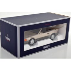 1:18 Масштабная модель MERCEDES-BENZ 500SL Cabriolet (R129) с тентом 1989 Smoke Silver Metallic