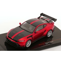 1:43 Масштабная модель FORD Mustang GTD 5.2l V8 Coupe 2025 Red Metallic/Black