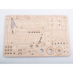 1:35 Сборная модель КАМАЗ-65952 самосвал