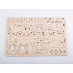 1:35 Сборная модель КАМАЗ-65952 самосвал