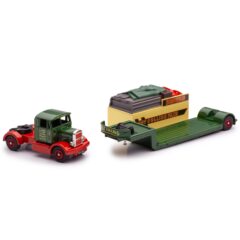 1:76 Масштабная модель Scammell седельный тягач с прицепом Collins Fair зеленый с желтым и красным