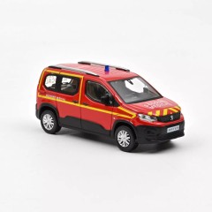 1:43 Масштабная модель PEUGEOT Rifter "Pompiers Secours Médical" (пожарная скорая медицинская помощь) 2019