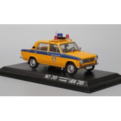 1:43 Масштабная модель Волжский 21011 Милиция СССР, желтый
