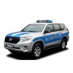 1:43 Масштабная модель TOYOTA Land Cruiser Prado 4x4 "Military Police" (военная полиция Германии) 2018