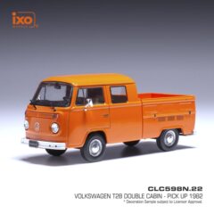 1:43 Масштабная модель VW T2 DoKa пикап с двойной кабиной 1972 Orange