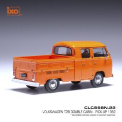 1:43 Масштабная модель VW T2 DoKa пикап с двойной кабиной 1972 Orange