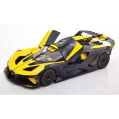 1:18 Масштабная модель BUGATTI Bolide 2020 Yellow/Metallic Grey