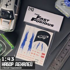 1:43 Декали Fast and the Furious " Brian's Mitsubishi Eclipse "