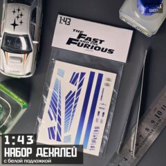 1:43 Декали Fast and the Furious " Brian's Skyline R34 "