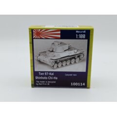 1:100 Сборная модель Японский средний танк Тип 97-Kai Shinhoto Chi-Ha
