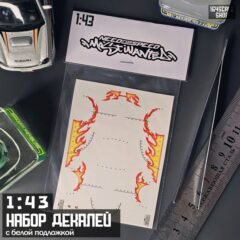 1:43 Декали Need for Speed Most Wanted " Baron Porsche Cayman "