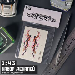 1:43 Декали Need for Speed Most Wanted " Kamikaze Mercedes clk500 "