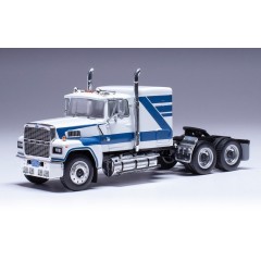 1:64 Масштабная модель седельный тягач FORD LTL-9000 1978 White/Blue