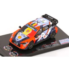 1:43 Масштабная модель HYUNDAI i20 N Rally1 Hybrid #11 "Hyundai Shell Mobis WRT" Neuville/Wydaeghe 6 место Rally Japan 2024 Чемпион мира 2024