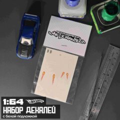 1:64 Декали Need for Speed Most Wanted " Vic Toyota Supra "