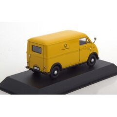 1:43 Масштабная модель DKW F89L фургон "Deutsche Bundespost" 1952 Yellow