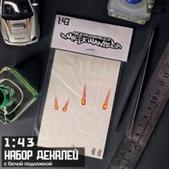 1:43 Декали Need for Speed Most Wanted " Vic Toyota Supra "