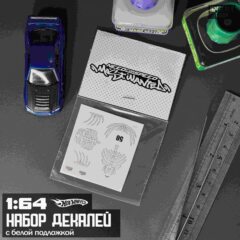 1:64 Декали Need for Speed Most Wanted " Webster Corvette C6 "