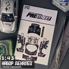 1:43 Декали Need for Speed ProStreet " Drift King "