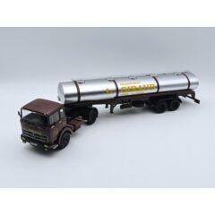 1:43 Масштабная модель MERCEDES-BENZ LPS 1932 Semi Citerne 1970, dark red / silver