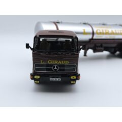 1:43 Масштабная модель MERCEDES-BENZ LPS 1932 Semi Citerne 1970, dark red / silver