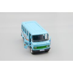 Модель Автобус Iran Khodro (Mercedes-Benz O309D) голубой, 12 см.