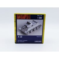 1:100 Сборная модель Советский лёгкий танк А-20