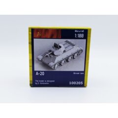 1:100 Сборная модель Советский лёгкий танк А-20